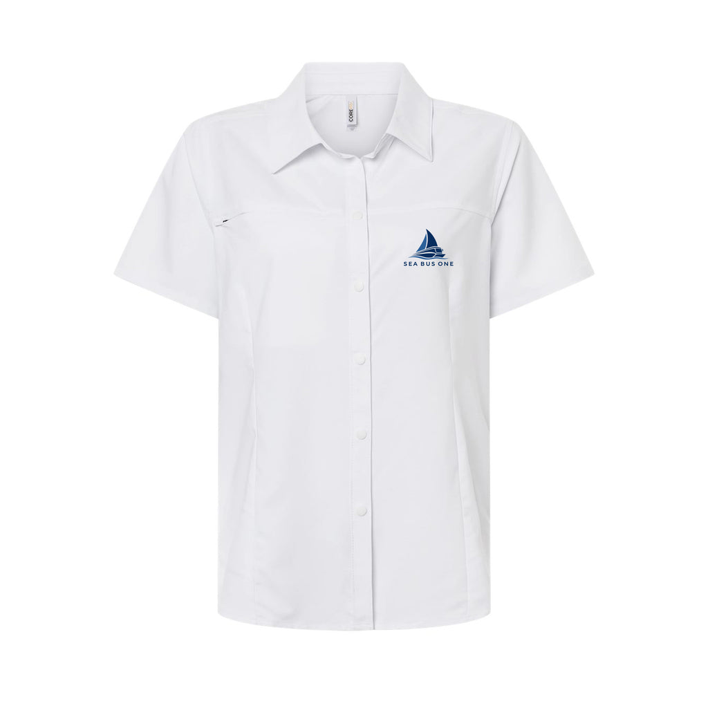 Sea Bus One - Women's UltraUVP Shoreline Short Sleeve Staff Shirt