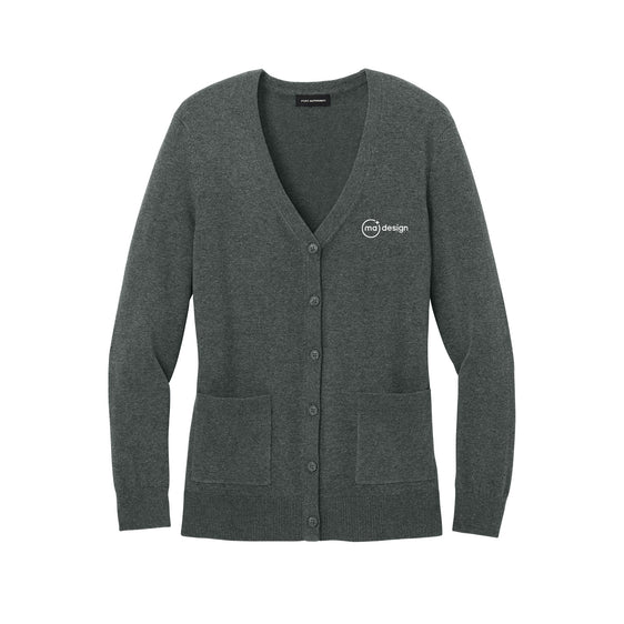 MA Design - Port Authority® Women’s Easy Care Button-Up Cardigan Sweater
