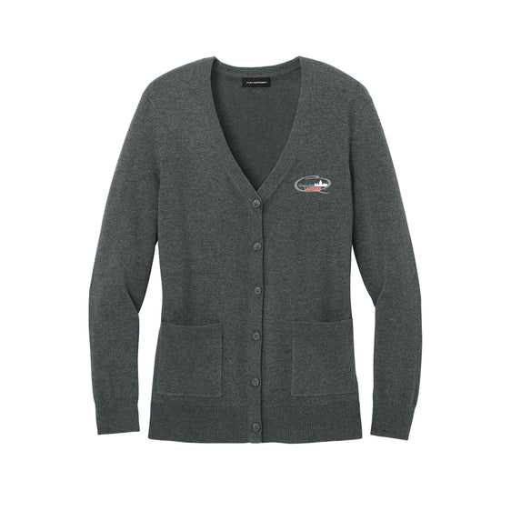 Queen City Laundry - Port Authority® Women’s Easy Care Button-Up Cardigan Sweater