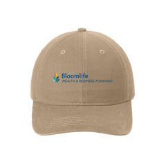 Bloom Life Wealth & Business Planning - Port Authority® Brushed Twill Low Profile Cap