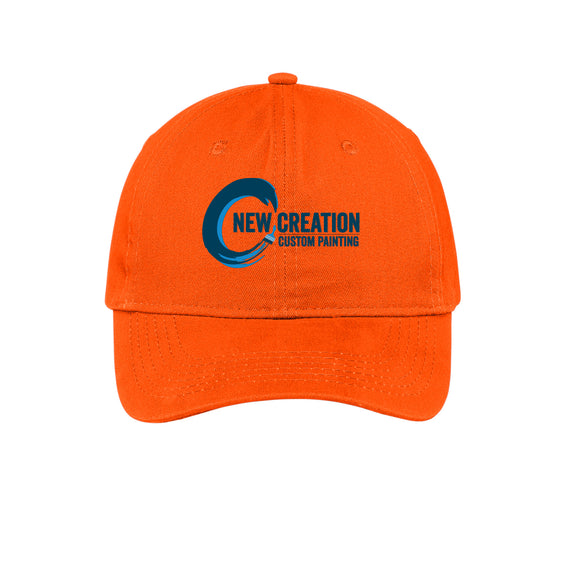 New Creation Painting - Port & Company® - Brushed Twill Low Profile Cap