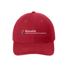 Bloom Life Wealth & Business Planning - Port Authority® Brushed Twill Low Profile Cap
