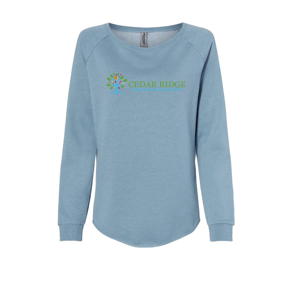 Cedar Ridge - Independent Trading Co. - Women's California Wave Wash Crewneck Sweatshirt