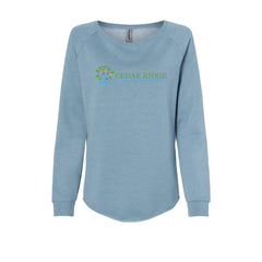 Cedar Ridge - Independent Trading Co. - Women's California Wave Wash Crewneck Sweatshirt