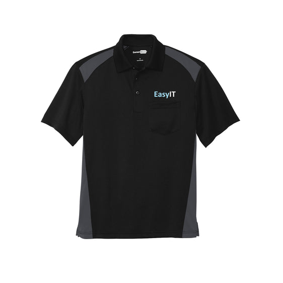 Easy IT - CornerStone® Select Snag-Proof Two Way Colorblock Pocket Polo