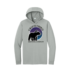 GrizzlyBird Brewing Company - Moon Logo - CornerStone® Workwear Pro Long Sleeve Hooded Tee