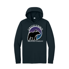 GrizzlyBird Brewing Company - Moon Logo - CornerStone® Workwear Pro Long Sleeve Hooded Tee
