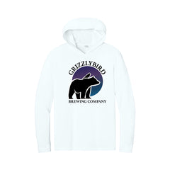 GrizzlyBird Brewing Company - Moon Logo - CornerStone® Workwear Pro Long Sleeve Hooded Tee