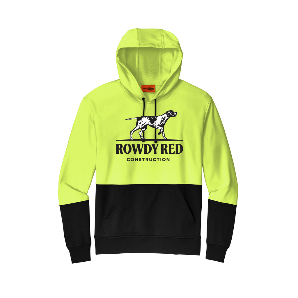 Rowdy Red Construction - CornerStone® Enhanced Visibility Fleece Pullover Hoodie
