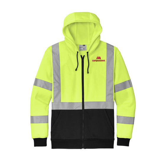 Marker Management - CornerStone® ANSI 107 Class 3 Heavy-Duty Fleece Full-Zip Hoodie