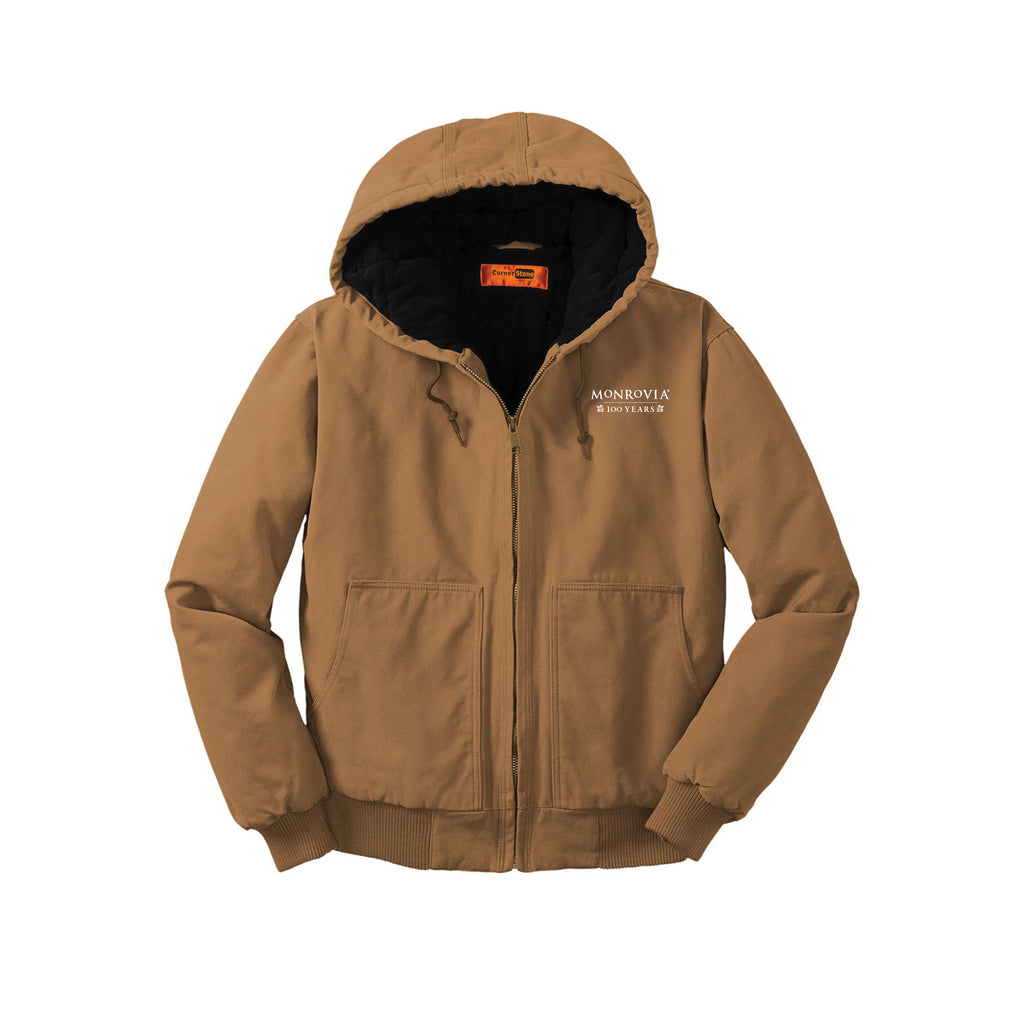 Monrovia 100 Years - CornerStone® Washed Duck Cloth Insulated Hooded Work Jacket