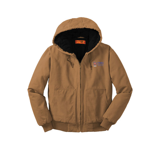 Triec - CornerStone® Washed Duck Cloth Insulated Hooded Work Jacket