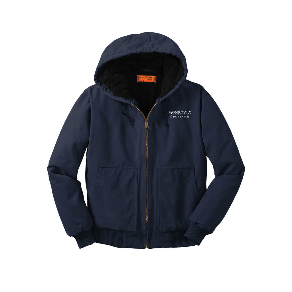 Monrovia 100 Years - CornerStone® Washed Duck Cloth Insulated Hooded Work Jacket
