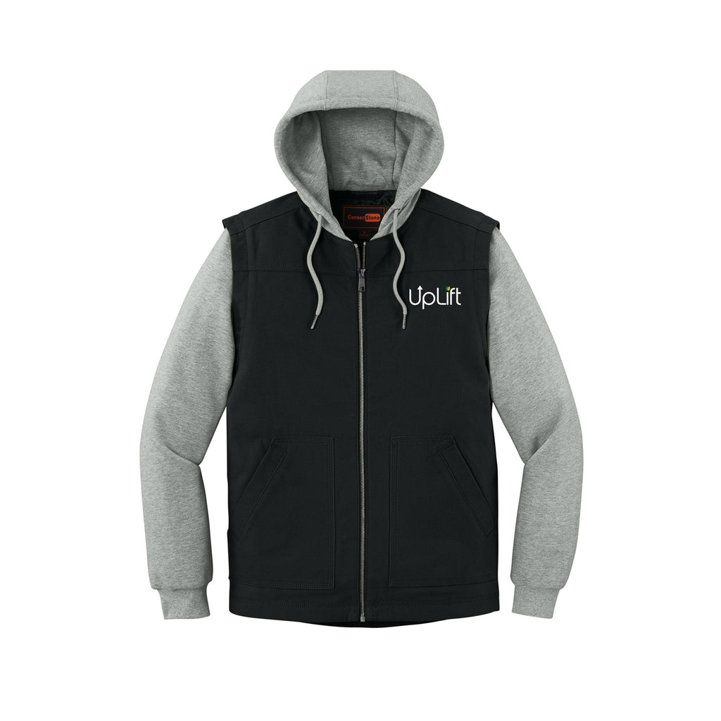 Up Lift - CornerStone® Duck Fleece Full-Zip Hooded Jacket