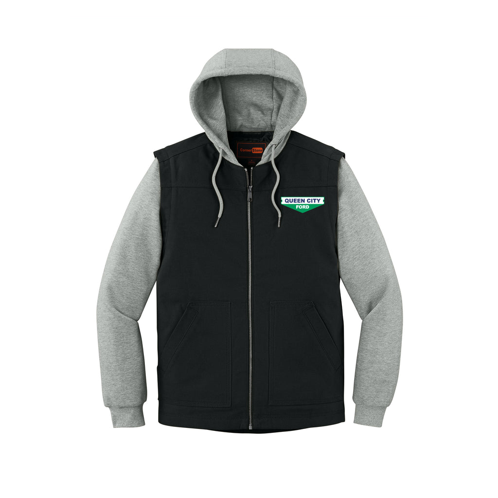 Queen City Ford - CornerStone® Duck Fleece Full-Zip Hooded Jacket