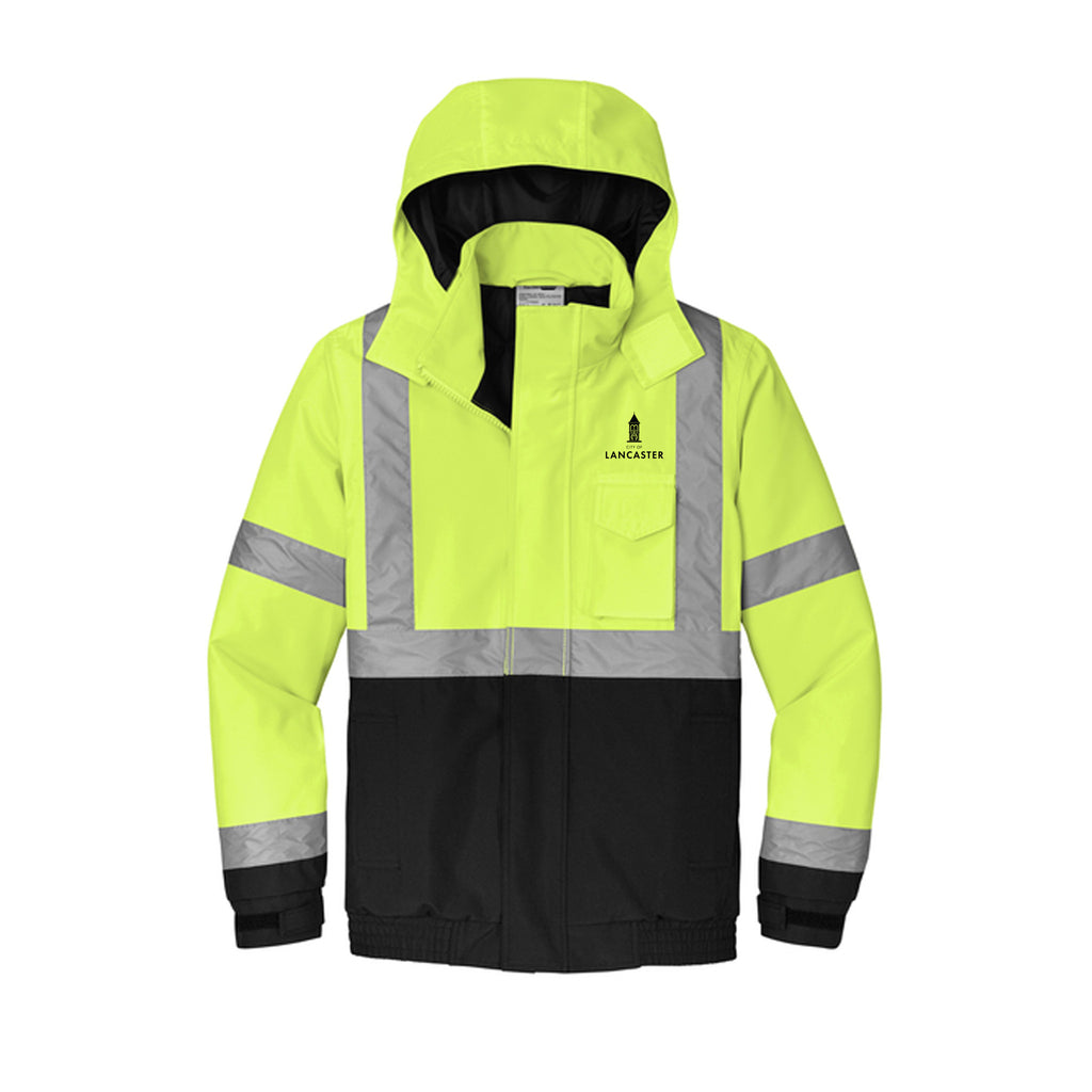 City of Lancaster - CornerStone® ANSI 107 Class 3 Economy Waterproof Insulated Bomber Jacket
