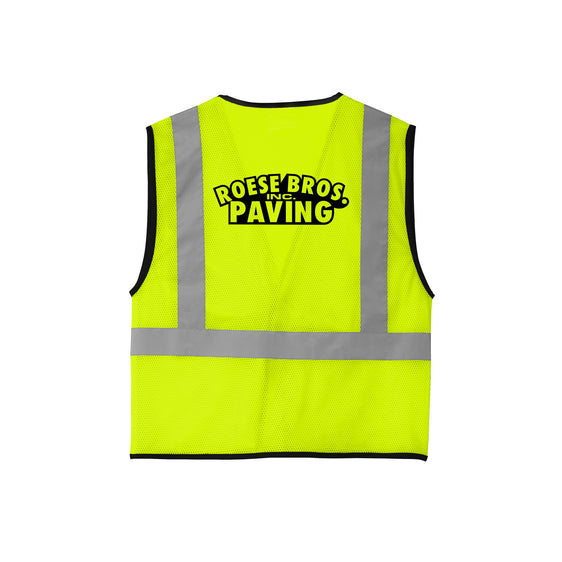 Roese Bros. Paving - CornerStone ® ANSI 107 Class 2 Economy Mesh One-Pocket Vest