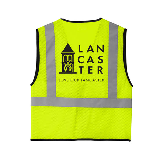 City of Lancaster - CornerStone® ANSI 107 Class 2 Economy Mesh One-Pocket Vest