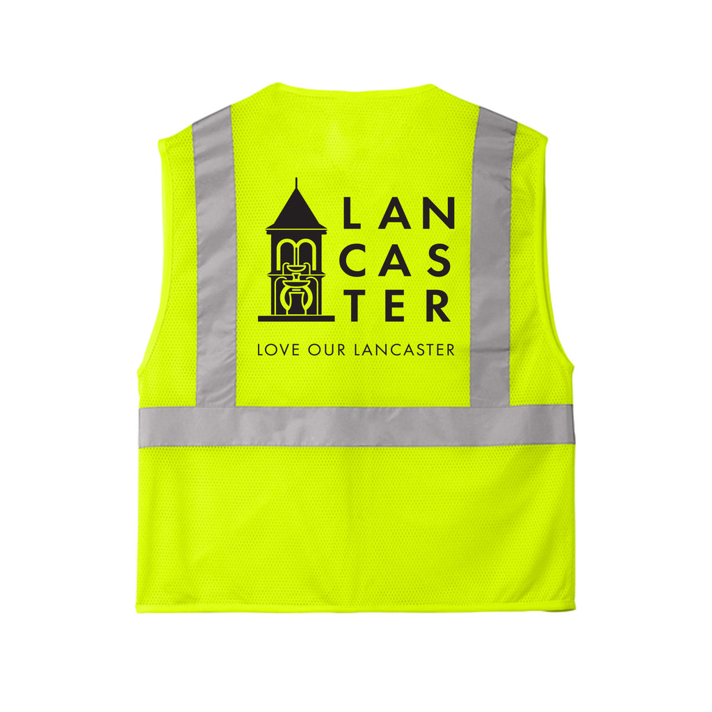 City of Lancaster - CornerStone® ANSI 107 Class 2 Economy Mesh Zippered Vest