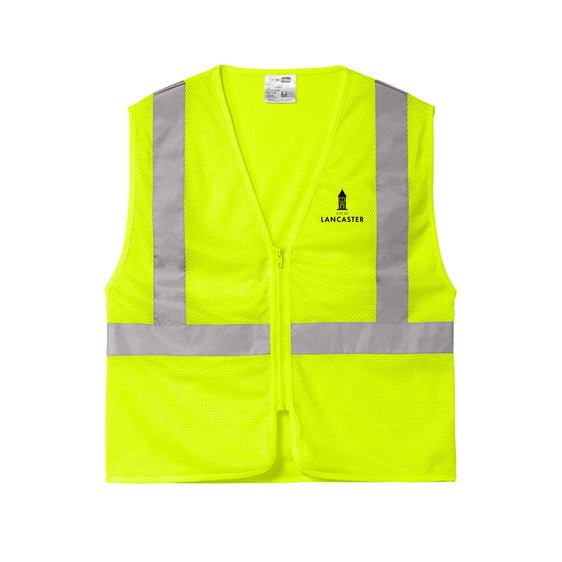 City of Lancaster - CornerStone® ANSI 107 Class 2 Economy Mesh Zippered Vest