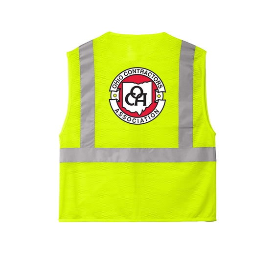 OCA - CornerStone® ANSI 107 Class 2 Economy Mesh Zippered Vest