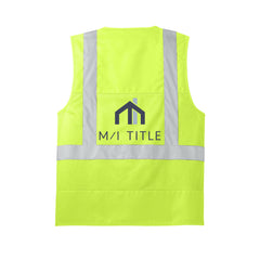 M/I Title - CornerStone ANSI 107 Class 2 Mesh Back Safety Vest