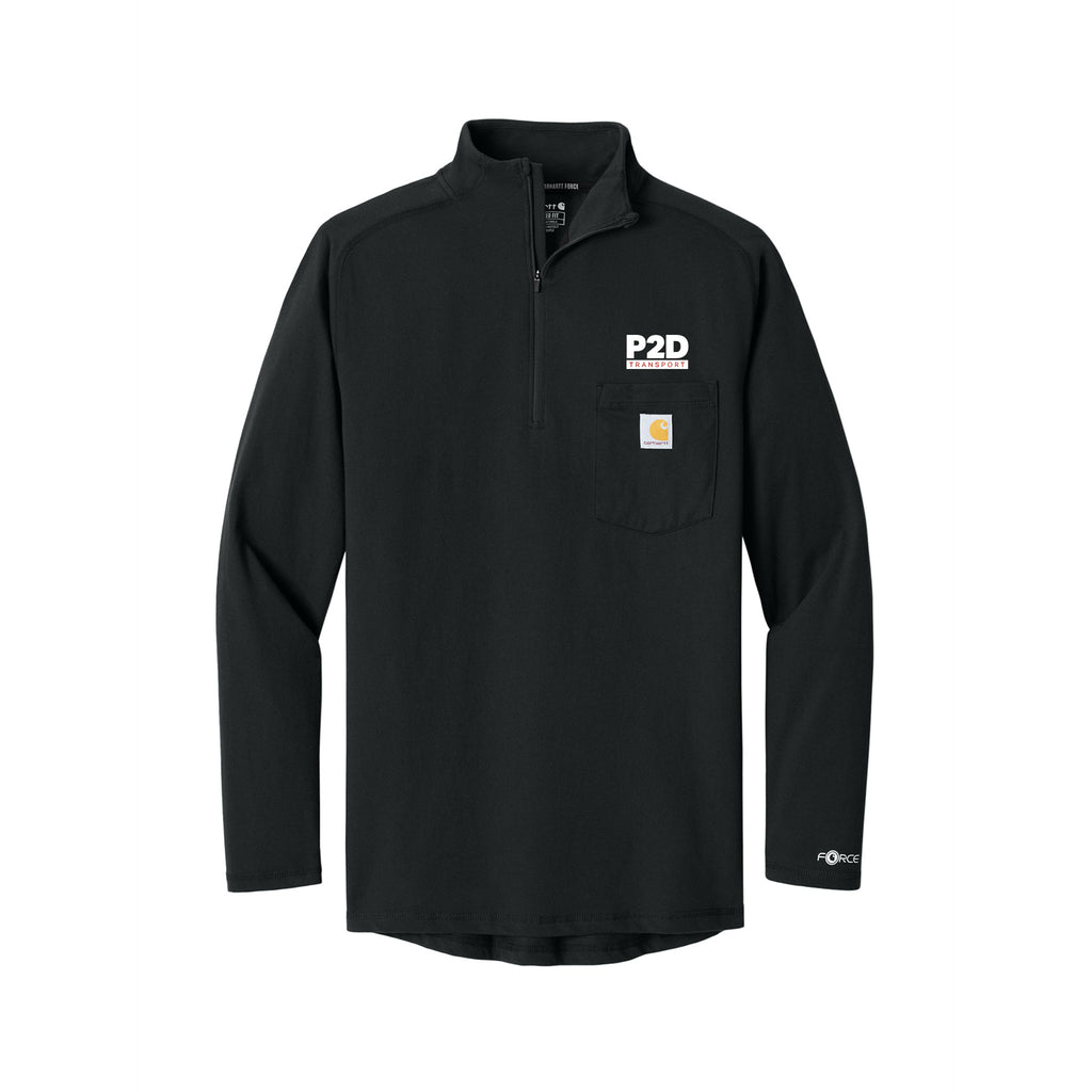 P2D - Carhartt Force® 1/4-Zip Long Sleeve T-Shirt
