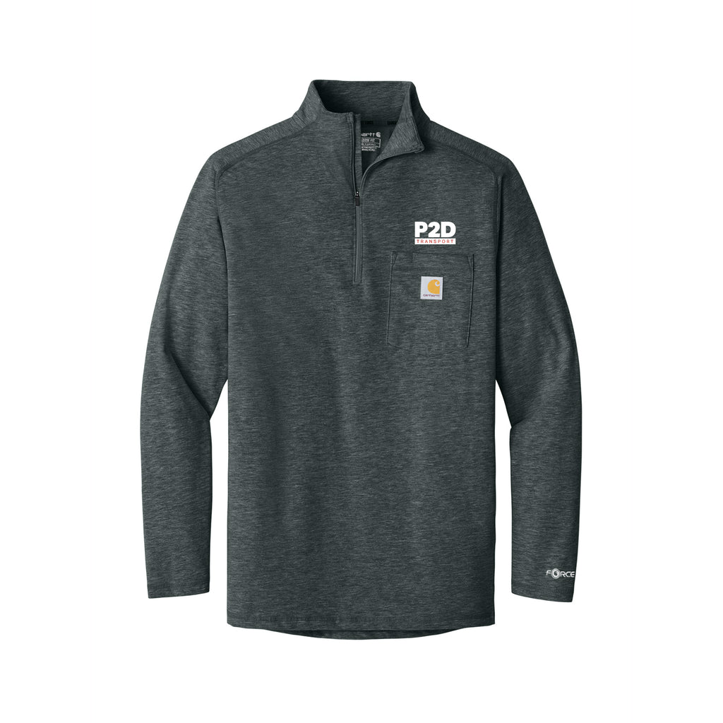 P2D - Carhartt Force® 1/4-Zip Long Sleeve T-Shirt