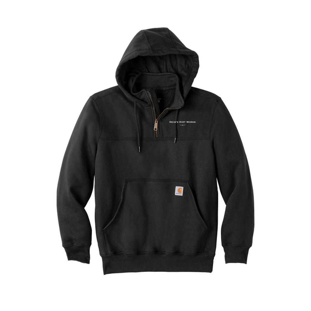Deim's Dirt Works - Carhartt® Rain Defender® Paxton Heavyweight Hooded Zip Mock Sweatshirt
