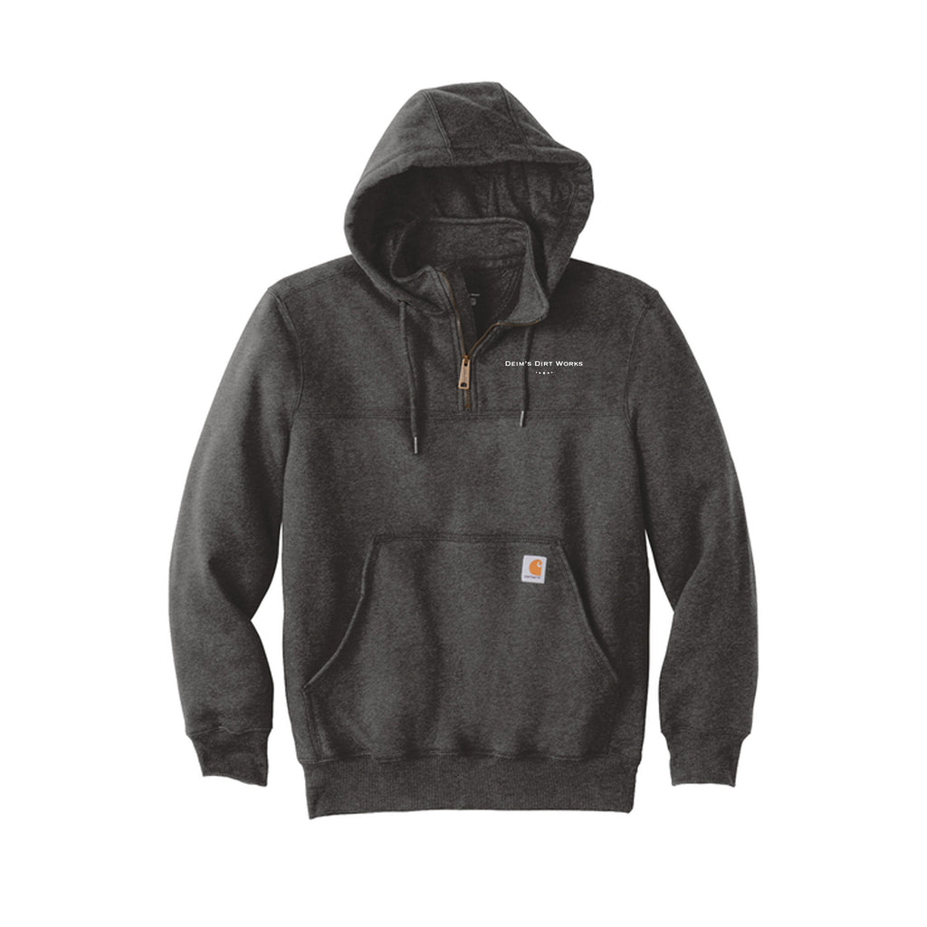 Deim's Dirt Works - Carhartt® Rain Defender® Paxton Heavyweight Hooded Zip Mock Sweatshirt