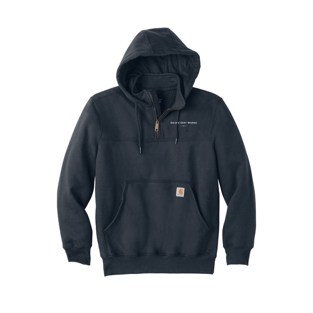Deim's Dirt Works - Carhartt® Rain Defender® Paxton Heavyweight Hooded Zip Mock Sweatshirt