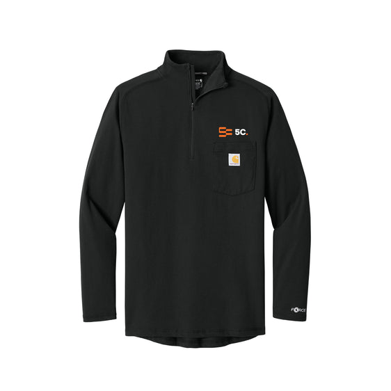 5C - Carhartt Force® 1/4-Zip Long Sleeve T-Shirt