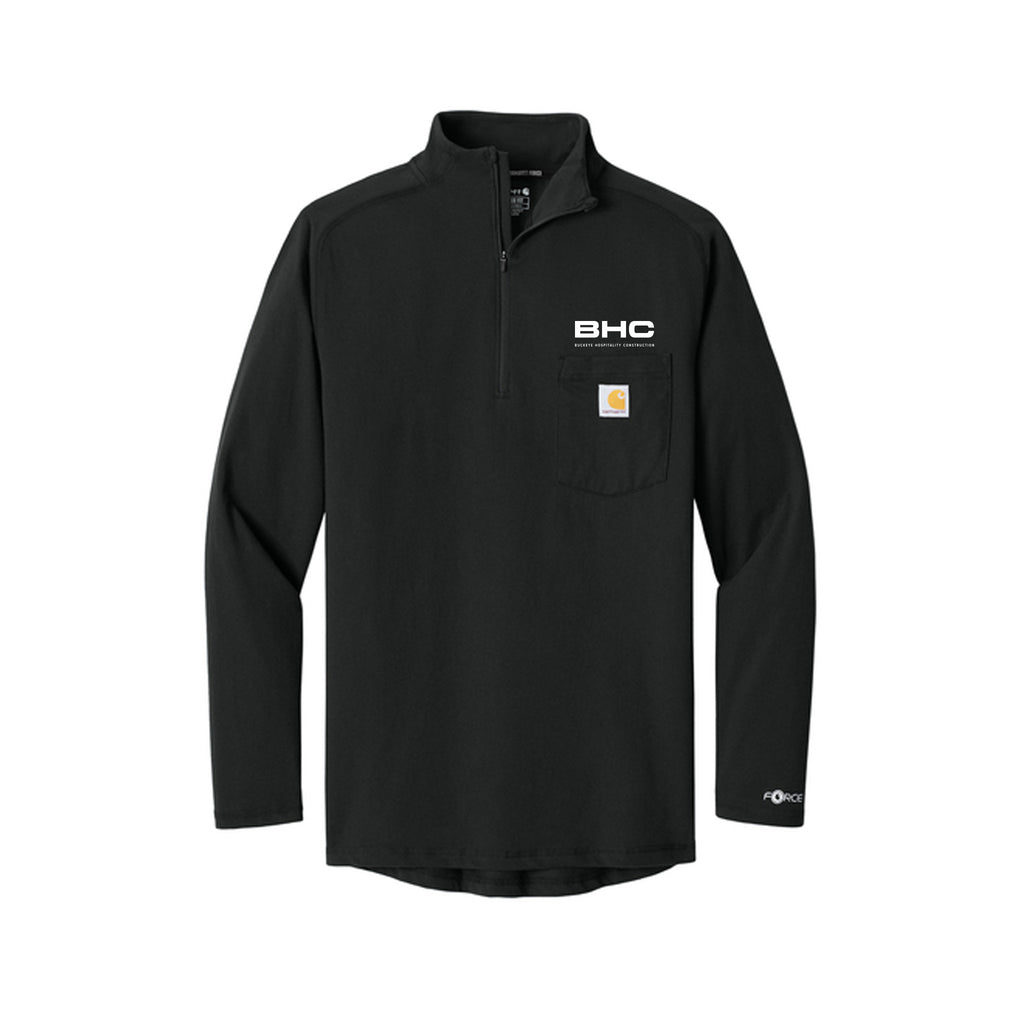 Buckeye Hospitality - Carhartt Force® 1/4-Zip Long Sleeve T-Shirt