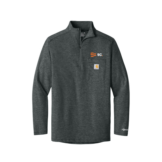 5C - Carhartt Force® 1/4-Zip Long Sleeve T-Shirt