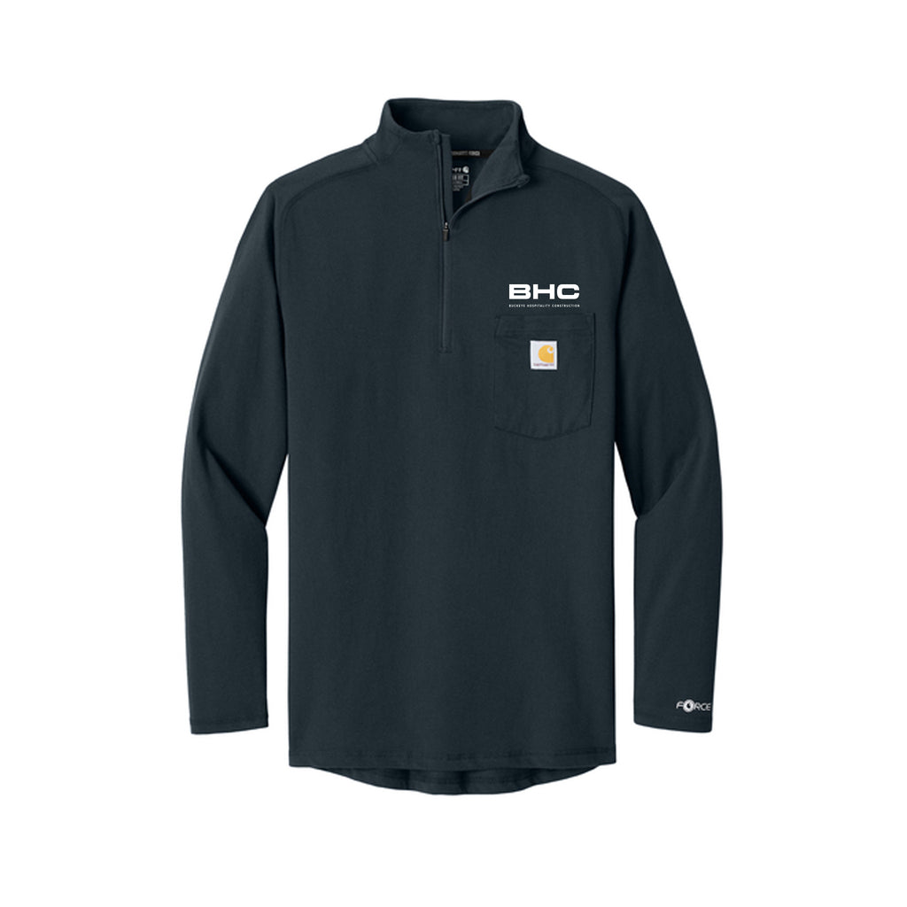 Buckeye Hospitality - Carhartt Force® 1/4-Zip Long Sleeve T-Shirt