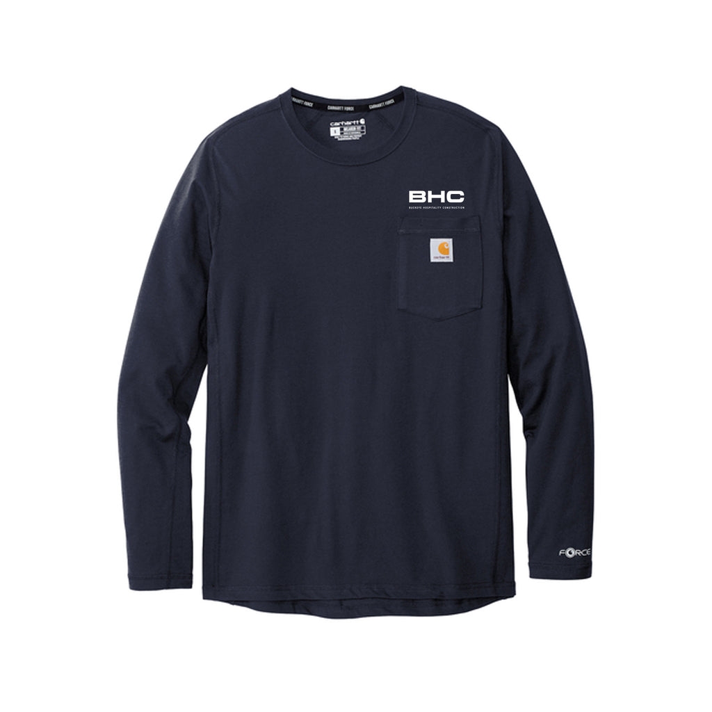 Buckeye Hospitality - Carhartt Force® Long Sleeve Pocket T-Shirt