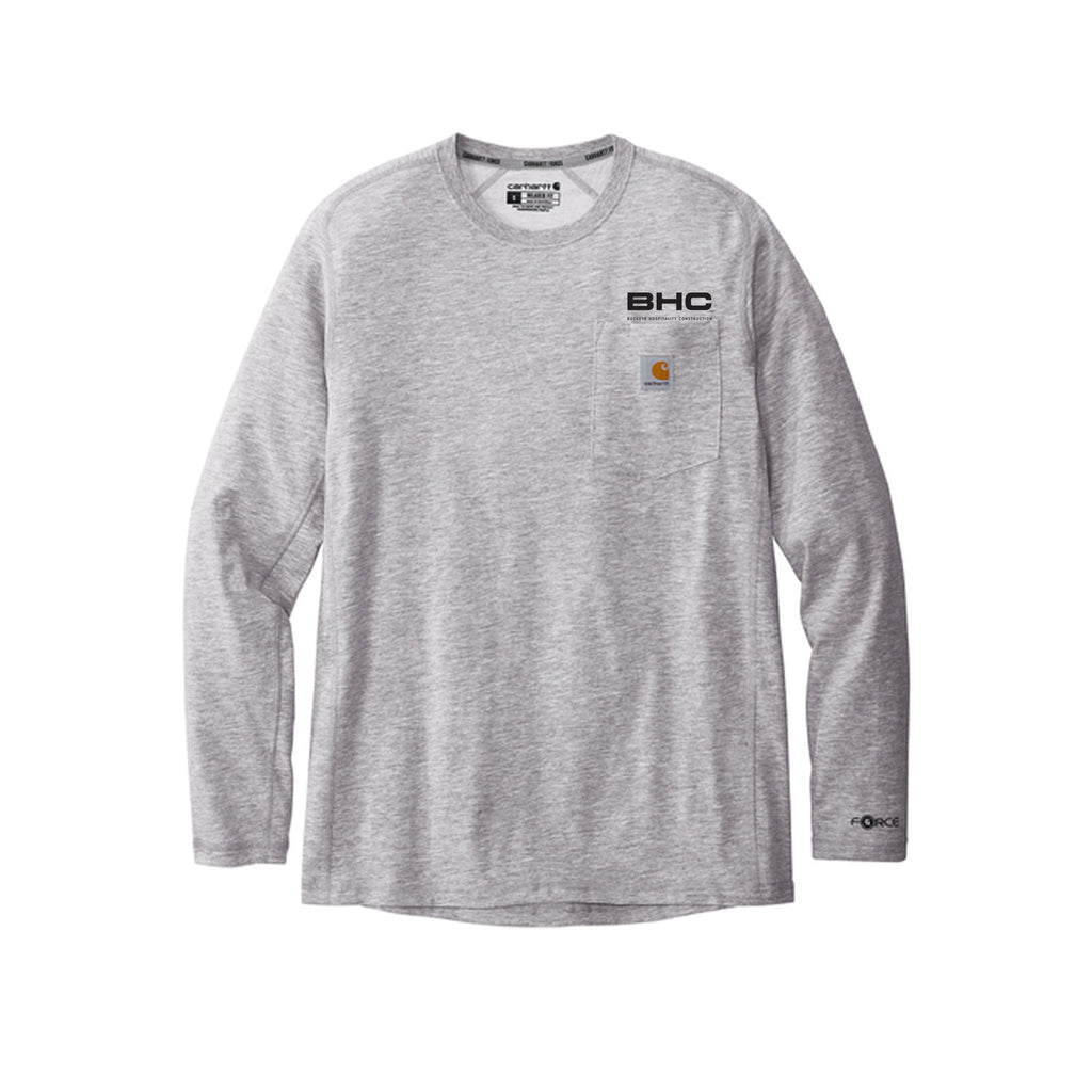 Buckeye Hospitality - Carhartt Force® Long Sleeve Pocket T-Shirt