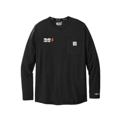 Trojan Lawn Care - Carhartt Force® Long Sleeve Pocket T-Shirt