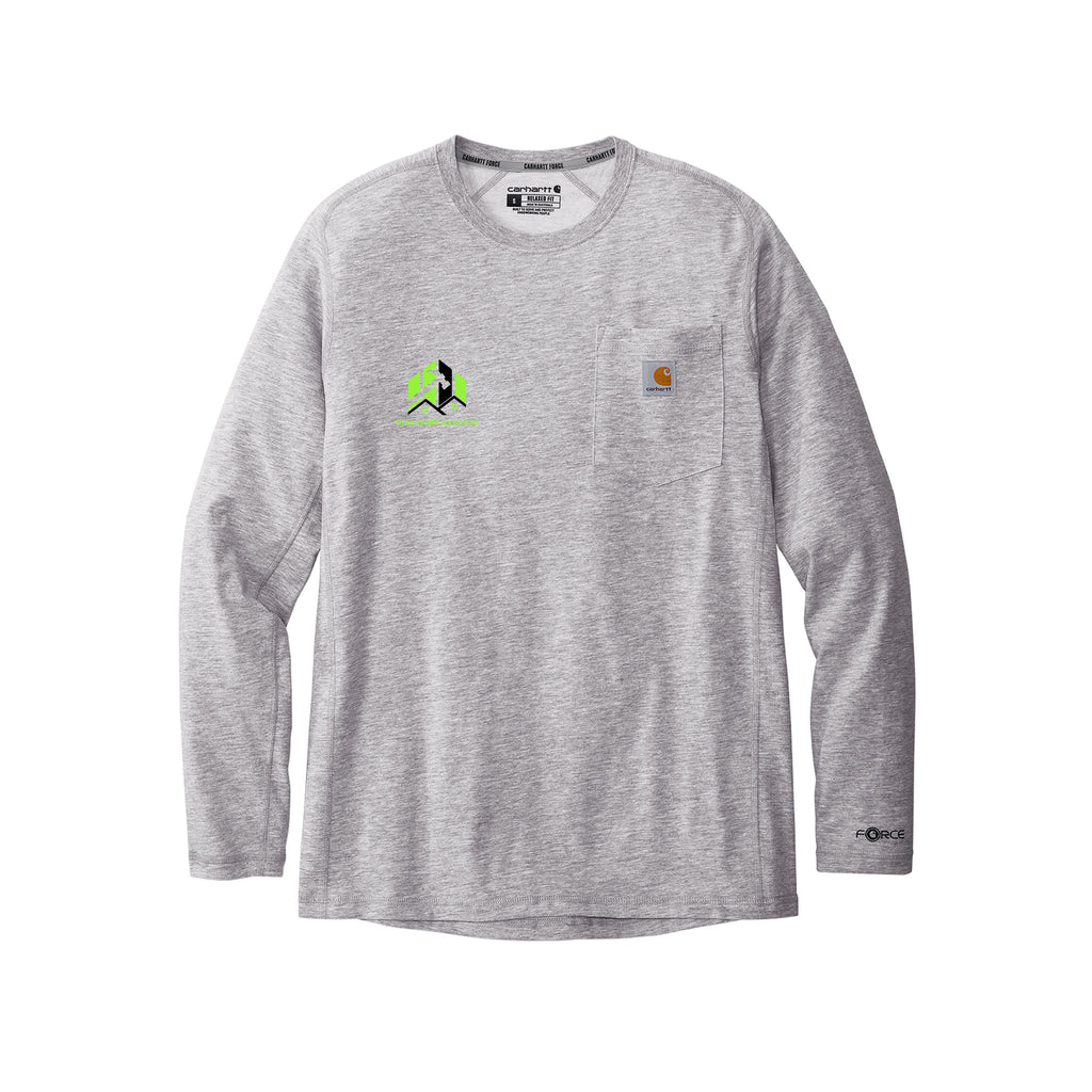 Greenwald Exterior - Carhartt Force® Long Sleeve Pocket T-Shirt