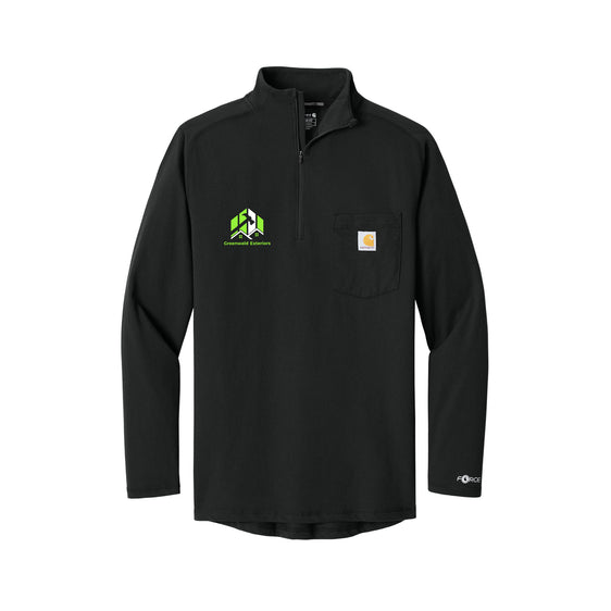 Greenwald Exterior - Carhartt Force® 1/4-Zip Long Sleeve T-Shirt