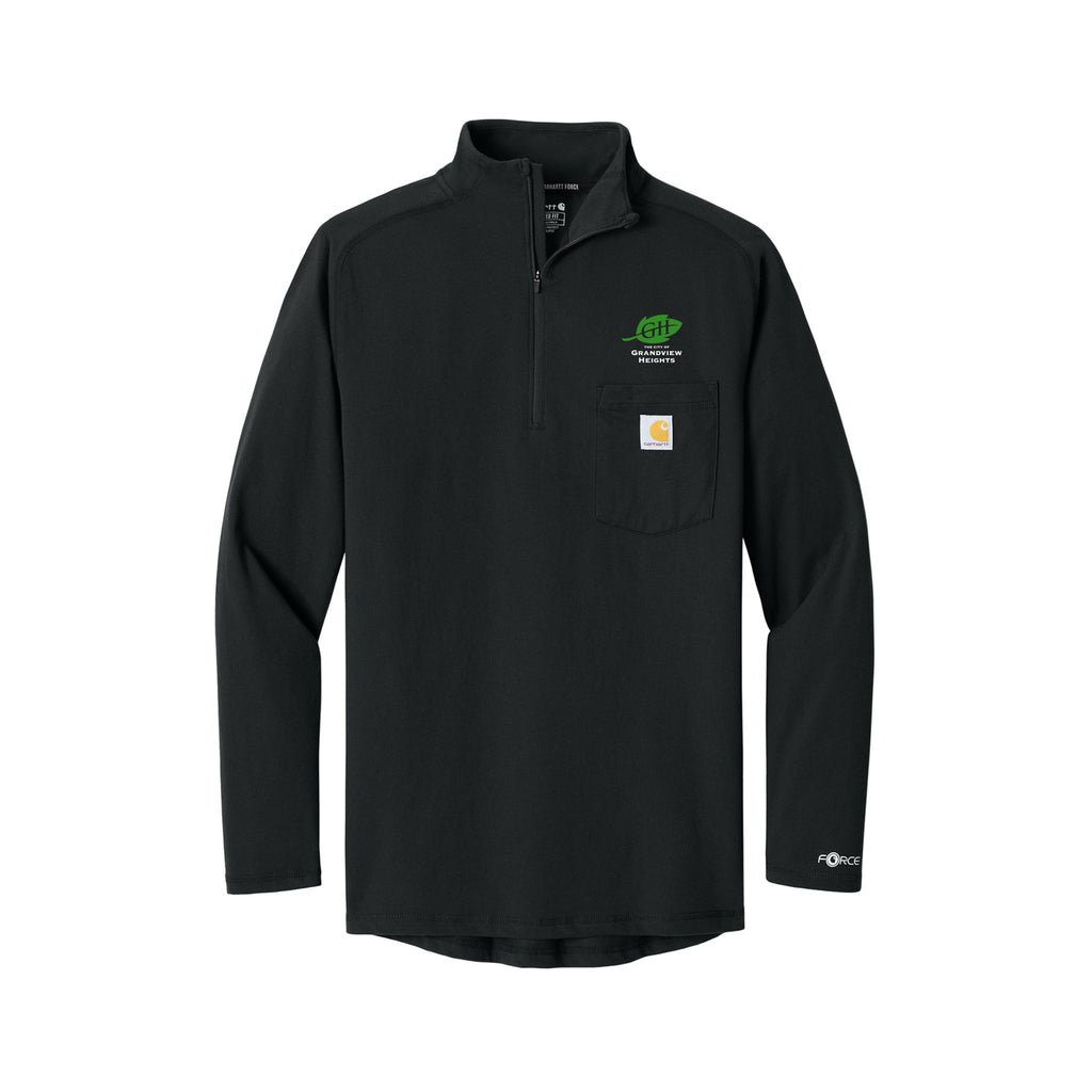City of Grandview Heights - Carhartt Force® 1/4-Zip Long Sleeve T-Shirt