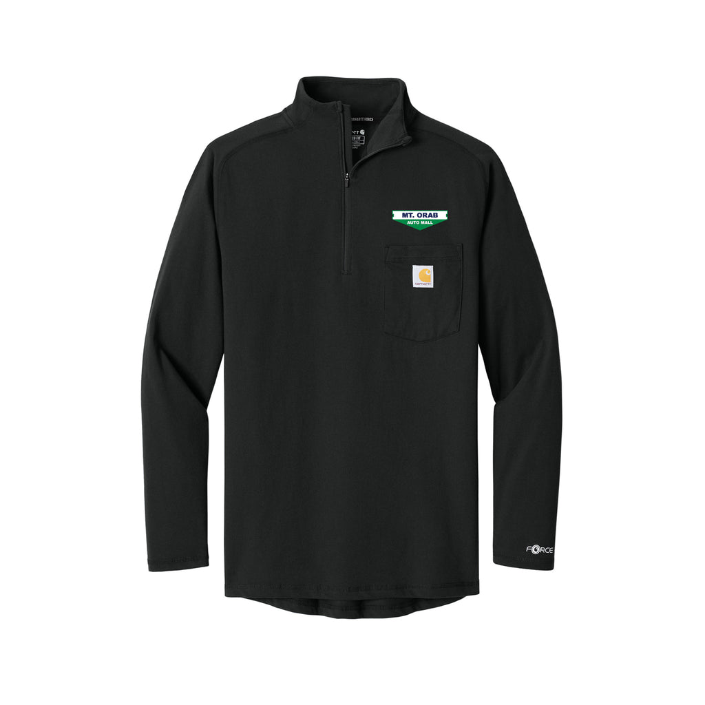 MT. Orab Auto Mall - Carhartt Force® 1/4-Zip Long Sleeve T-Shirt