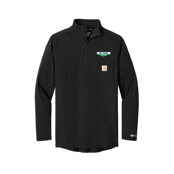 MT. Orab Auto Mall - Carhartt Force® 1/4-Zip Long Sleeve T-Shirt
