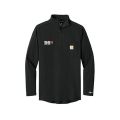Trojan Lawn Care - Carhartt Force® 1/4-Zip Long Sleeve T-Shirt