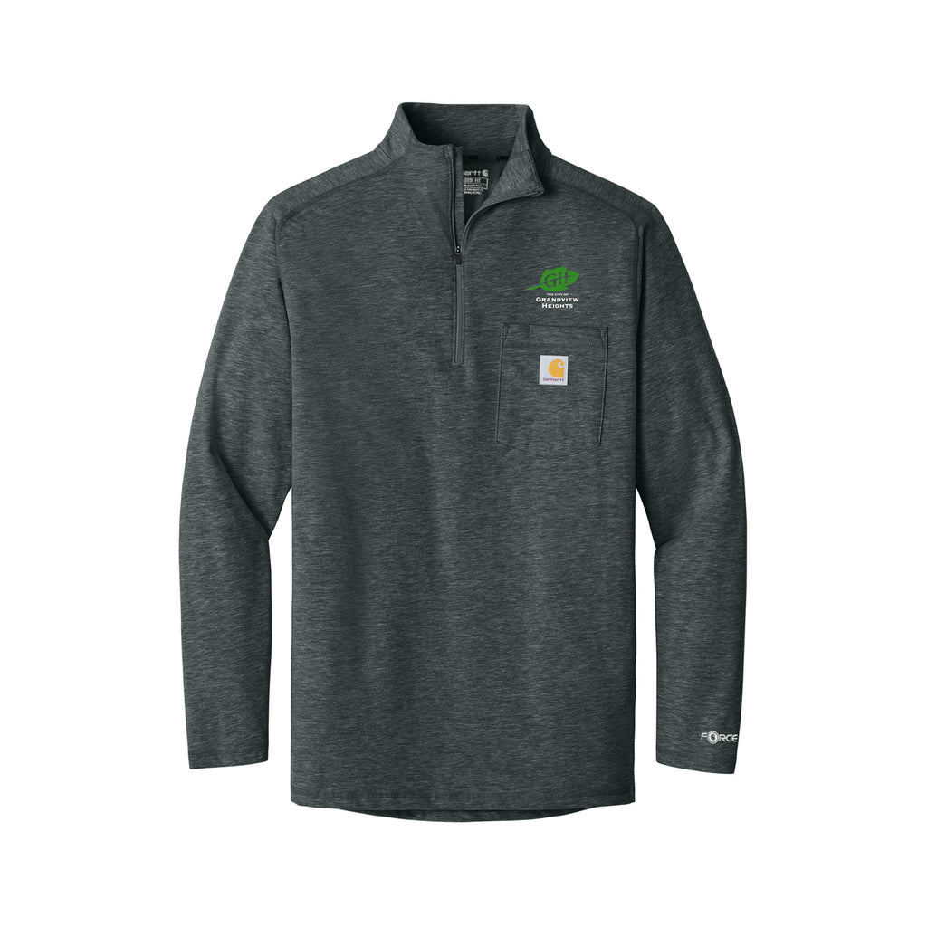 City of Grandview Heights - Carhartt Force® 1/4-Zip Long Sleeve T-Shirt