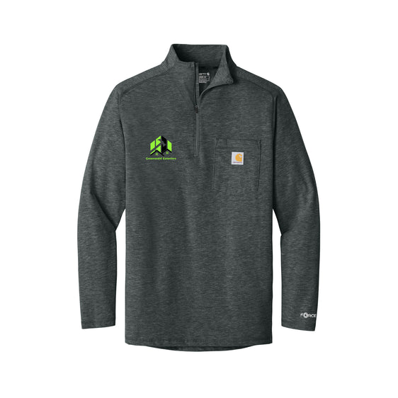 Greenwald Exterior - Carhartt Force® 1/4-Zip Long Sleeve T-Shirt