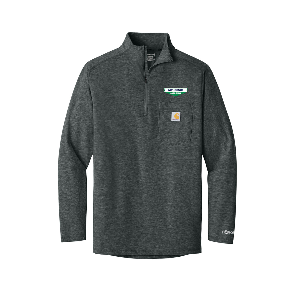 MT. Orab Auto Mall - Carhartt Force® 1/4-Zip Long Sleeve T-Shirt