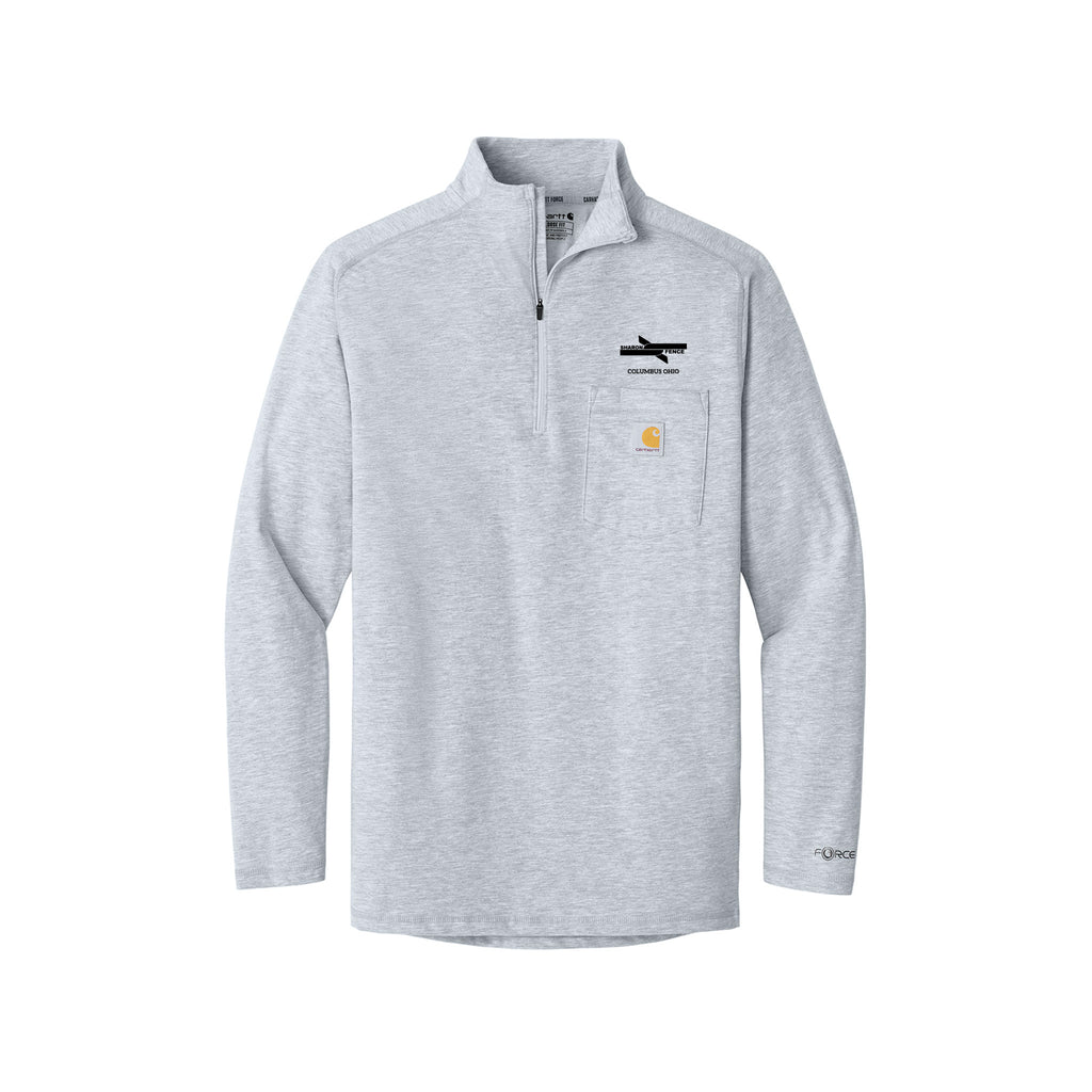 Sharon Fence - Carhartt Force® 1/4-Zip Long Sleeve T-Shirt