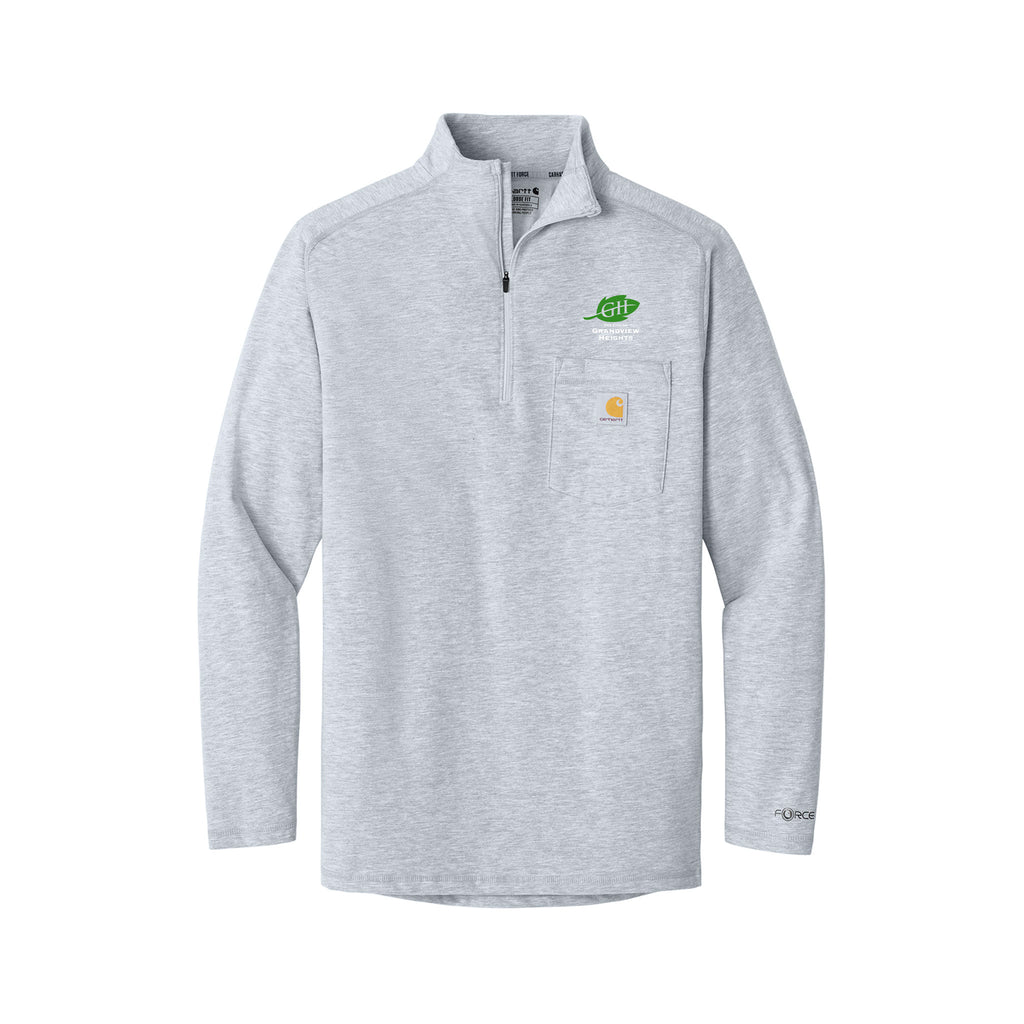 City of Grandview Heights - Carhartt Force® 1/4-Zip Long Sleeve T-Shirt