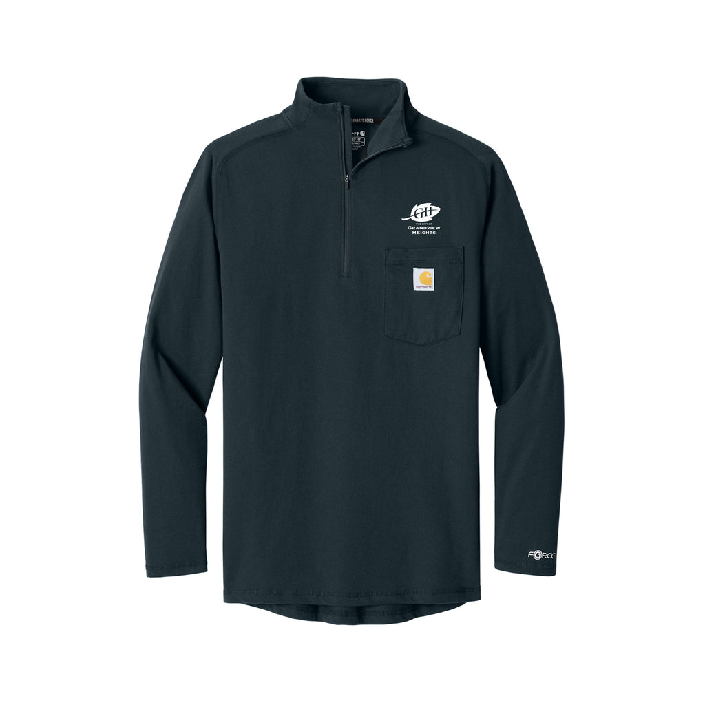 City of Grandview Heights - Carhartt Force® 1/4-Zip Long Sleeve T-Shirt